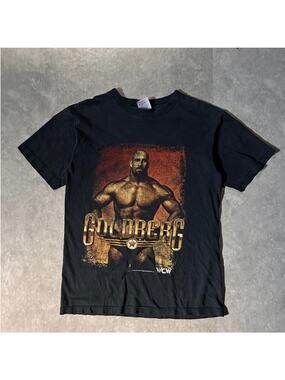 90's Vintage Goldberg WCW Black T-Shirt -XL